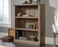 Barrister Home 3 Shelf Bookcase with 2 Adjustable Shelves W896 x D336 x H1112mm Salt Oak - 5420176 -