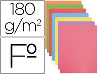 Subcarpeta Cartulina Gio Folio Colores Pasteles Surtidos 180 Gr/M2 Paquete de 50 Unidades