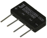 Diotec Brückengleichrichter, 250 V, 2.2 A, SIL, B250C3700A