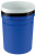 Papierkorb GRIP, 18 Liter, rund, mit 2 Griffmulden, extra stabil, blau