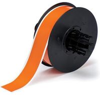 Orange Indoor/Outdoor Vinyl Tape for BBP3x/S3xxx/i3300 Printers 29 mm X 30.40 m 142017, Orange on white, Black, Orange, Thermal Bänder zur Etikettenherstellung