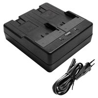 Charger for Topcon Dual Battery Charger with Euro Plus Ladegeräte