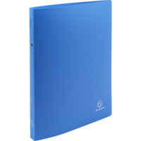 Ringbuch aus PP 500µ mit 2 Ringen 15mm, Rücken 20mm, blickdicht, für Format DIN A4 - Hellblau