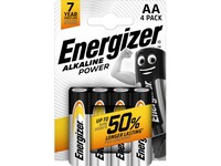 Energizer Alkaline Power AA Batterij, 1,5 V (pak 4 stuks)