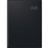 Buchkalender 787 A4 1 Tag/Seite Balacron schwarz 2025