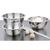 Vogue Graduated Mixing Bowl with Intermittent Measuring Marks on Inside - 2.65L