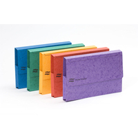 Document Wallet Manilla A3 Half Flap 225gsm Assorted (Pack 25) - 4780