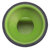 Cliff CL170828BR K87MAR Black Soft Touch Knob Push D Shaft 6mm - Green Pointer Image 2