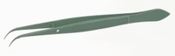 Forceps with guide-pin PTFE coating Version Curved