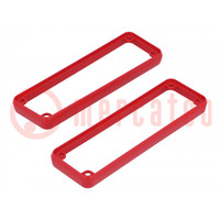 Frame for enclosure; ABS; 1455; Colour: red