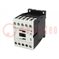 Contactor: 3-pole; NO x3; Auxiliary contacts: NO; 24VAC; 7A; DILM7