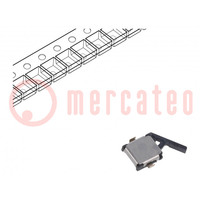 Microswitch SNAP ACTION; 0.001A/5VDC; SPST-NC; Rcont max: 3Ω