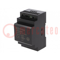 Power supply: switched-mode; for DIN rail; 60W; 5VDC; 6.5A; 84%