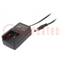 Power supply: switched-mode; mains,plug; 5VDC; 1A; 6W; Plug: none