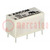 Relay: electromagnetic; DPDT; Ucoil: 12VDC; 3A; 0.5A/125VAC; PCB