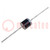 Diode: rectifying; THT; 1kV; 6A; Ammo Pack; Ifsm: 270A; P600; Ir: 10uA