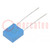 Capacitor: polyester; 470nF; 40VAC; 63VDC; 5mm; ±5%; 7.3x8x3.5mm