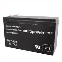 MULTIPOWER Standardtyp MP7-12B 12V 7Ah AGM Versorgungsbatterie