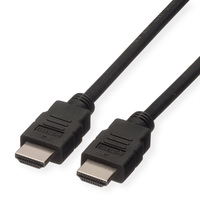 ROLINE HDMI High Speed kabel met Ethernet M-M, LSOH, zwart, 7,5 m
