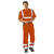 Warnschutzbekleidung Bundhose, Farbe: orange-grün, Gr. 24-29, 42-64, 90-110 Version: 106 - Größe 106
