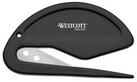 WESTCOTT Brieföffner 2-in-1, Kunststoffgriff, schwarz (62350172)