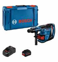 Bosch Akku-Bohrhammer BITURBO GBH 18V-40 C, SDS-max, incl. 2x Akku ProCORE 5,5 Ah, Schnellladegerät, Zubehör, XL-BOXX