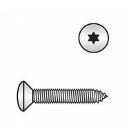 DIN 7983 Linsensenkkopf-Blechschrauben Form C 2,2 x 16 A4 blank Torx