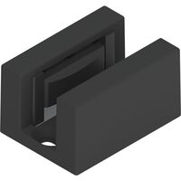 Produktbild zu HELM Guida a pavimento SmartGuide G senza gioco per vetro 8 -12,76 mm nero op.