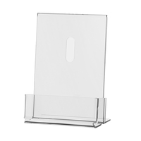 Podajnik na prospekty / ekspozytor stołowy i ladowy / stojak na prospekty "Insert" z tylnym wsuwem | A5