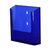 Uchwyt na prospekty / ścienny pojemnik na prospekty / wieszak na prospekty "Color" | niebieski A5 34 mm