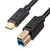 UNITEK - CABLE DE IMPRESORA USB-C A USB-B USB 3.0 (2 M, TRANSFERENCIA DE DATOS, CARGA O FUENTE DE ALIMENTACIÓN/RENDIMIENTO: 5 GB