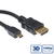 ROLINE HDMI HIGH SPEED HDMI CABLE AVEC ETHERNET - MICRO HDMI 2M