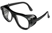 Veiligheidsbril blank zwart montuur 870PC