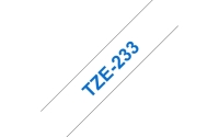 TZe-Schriftbandkassetten TZe-233, blau auf weiß Bild1
