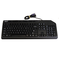 Acer KB.PS20B.038 Tastatur PS/2 QWERTY Englisch Schwarz