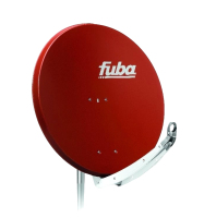 Fuba DAA 850 R satelliet antenne 10,75 - 12,75 GHz Rood