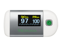 Medisana PM 100 moniteur de fréquence cardiaque Doigt Argent, Blanc