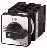 Eaton T0-5-8369/E interruptor eléctrico Interruptor de palanca acodillada 5P Negro, Plata