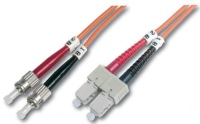 Digitus DK-2612-02 Cable de fibra óptica e InfiniBand 2 m ST/BFOC SC Naranja