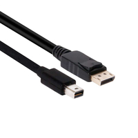 CLUB3D MiniDisplayPort auf DisplayPort 1.2 Kabel Stecker/Stecker 2 Meter 4K60Hz
