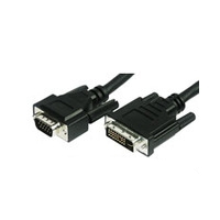 Microconnect VGA/DVI-I 5m VGA (D-Sub) Zwart
