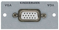 Kindermann 7444000501 wandcontactdoos VGA Zilver