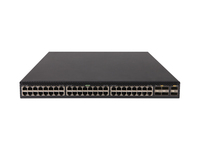 HPE FlexFabric 5710 48XGT 6QSFP+/2QSFP28 Managed L3 10G Ethernet (100/1000/10000) 1U Schwarz