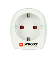 Skross 1.500203-E adapter wtyczek zasilających Typu B Uniwersalne Biały