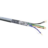ROLINE S/FTP Cable Cat.5e, Solid Wire, 300 m hálózati kábel Szürke