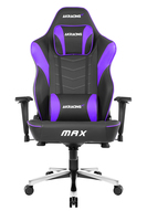 AKRacing MAX PC-Gamingstuhl Gepolsterter, ausgestopfter Sitz Schwarz, Violett