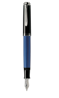 Pelikan Souverän 405 stylo-plume Système de reservoir rechargeable Noir, Bleu 1 pièce(s)