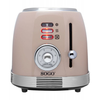 Sogo TOS-SS-5470 Toaster 6 2 Scheibe(n) Beige