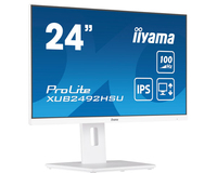 iiyama XUB2492HSU-W6 számítógép monitor 60,5 cm (23.8") 1920 x 1080 pixelek Full HD LED Fehér