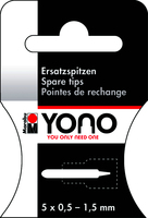 Marabu YONO Marker Ersatzspitzen 5 x 0.5-1.5 mm